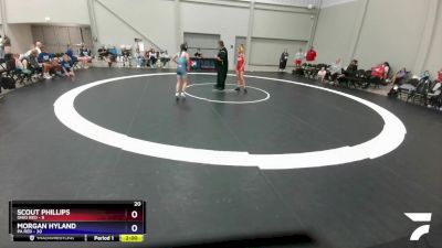 92 lbs Round 4 (10 Team) - Scout Phillips, Ohio Red vs Morgan Hyland, PA Red