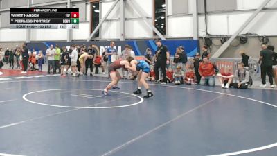 105 lbs Cons. Quarters - Peerless Portrey, Big Cat Wrestling Club vs Wyatt Hansen, Eastern Oregon Elite