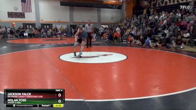 93 lbs Cons. Round 2 - Nolan Foss, Xavier X-Men vs Jackson Falck, Delaware County Wrestling Club