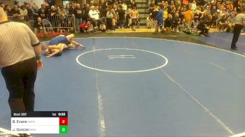 160 lbs Consy-3 - Brock Evans, Waynesburg vs Jack Duncan, Ringgold