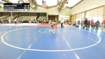 134-H lbs Consi Of 16 #1 - Charlie Piccione, Streaks Wrestling Club vs Caio Teixeira, Morris Knolls