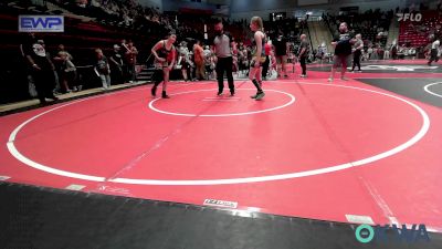 125-135 lbs Rr Rnd 3 - Danika Flickinger, South Central Punisher Wrestling Club vs Riley Woods, Salina Wrestling Club