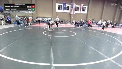 140 lbs Champ. Round 2 - Rayne Wickwire, Millard South vs Lucy Ullery, North Point