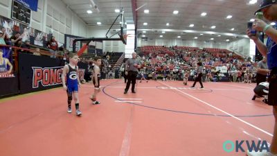 55 lbs Quarterfinal - Owen Fixico, Blackwell Wrestling Club vs Hayes Wheaton, Team Guthrie Wrestling
