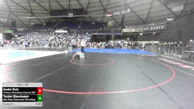 86 lbs 5th Place Match - Andre Ruiz, Victory Wrestling-Central WA vs Tucker Eisenmann, Mat Rats Rebooted Wrestling