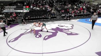 6A 157 lbs Cons. Round 2 - Hayes Smith, Farmington vs Austin Bennett, Bingham