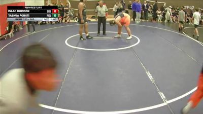 285 lbs Champ. Round 1 - Isaac Johnson, Dallas vs Yashua Fonoti, Peninsula