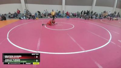 117-129 lbs Round 1 - Jordan Turner, North DeSoto Wrestling Academy vs Grayson Hughes, Amped Wrestling Club