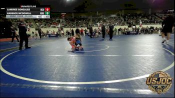 65 lbs Round Of 16 - Landree Gonzales, ReZults Wrestling vs Kadence McDowell, Noble Takedown Club