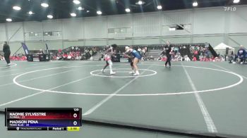 120 lbs Quarters & 1st Wb (16 Team) - Naomie Sylvestre, Florida vs Madison Pena, Texas Blue