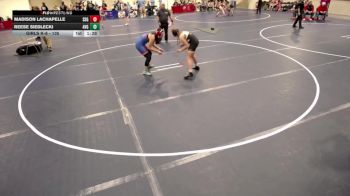 Girls K-8 - 215 Madison LaChapelle, Stillwater/Simley-Girls vs Reese Siedlecki, Apple Valley-Girls