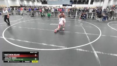 190 lbs Cons. Round 4 - Matthew Rojas, Wrestling University-FL vs Jaelyn Sides, Southwest Timberwolves Kids Wrestling Club