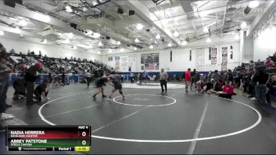 125 lbs Cons. Round 5 - Abbey Patstone, Steele Canyon vs Nadia Herrera, Excelsior Charter