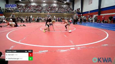 61-64 lbs Quarterfinal - Grayson Varnell, Team Tulsa Wrestling Club vs Hagan Wolfenberger, Keystone Wrestling Club