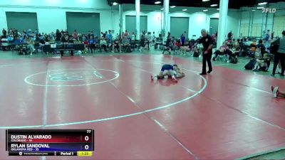 77 lbs Placement Matches (8 Team) - Dustin Alvarado, Colorado vs Rylan Sandoval, Oklahoma Red