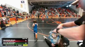 45-47 lbs Round 2 - Salvador Piplica, Riverton USA Wrestling vs Rhylee Goolsbey, Powell Wrestling Club