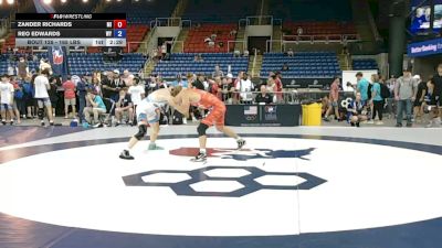 165 lbs Champ. Rd Of 256 - Zander Richards, Michigan vs Reo Edwards, Wyoming
