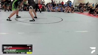 285 lbs Round 1 (4 Team) - Justin Heckert, Pocono Mountain RWA vs Ben Lloyd, TDWC