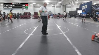 120 lbs Round 9 (10 Team) - Ty Strychalsky, Savage WA White vs Mike Barry, CTWHALE Green