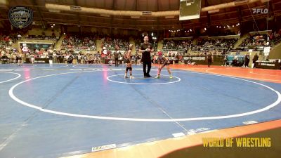 81 lbs Quarterfinal - Keira Cunningham, Upper Township vs Ella Lerma-Cervantes, Threshold