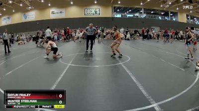 92 lbs Round 1 (6 Team) - Hunter Steelman, Buxton vs Daylin Fraley, Kardiac Kidz