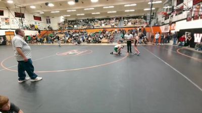 114-119 lbs Round 2 - Kye Carter, Powell Middle School vs Sawyer Ward, Lander Middle School