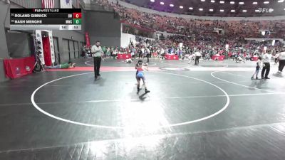 63 lbs Cons. Round 5 - Roland Gimnick, BYA Wrestling vs Nash Menghe, Mukwonago Wrestling Club