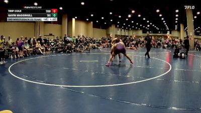 190 lbs 2nd Wrestleback (32 Team) - Gavin Massingill, Team Mat Clash vs Trip Cole, Team Rich Habits White
