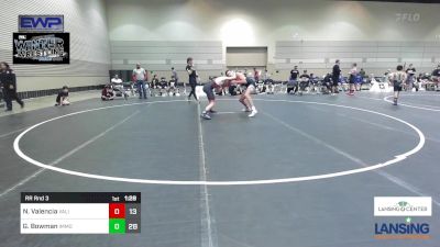 135 lbs Rr Rnd 3 - Nickolas Valencia, Valiant Prep Wrestling Club vs Grayson Bowman, Immortal Athletics WC