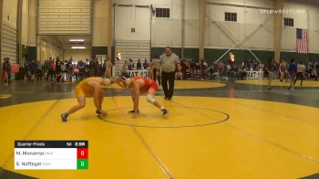 Quarterfinal - Misael Monarrez, Pratt Community College vs Skyler Noftsger, Unattached-South Dakota State