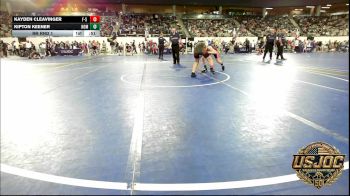 130 lbs Rr Rnd 1 - Kayden Cleavinger, F-5 Grappling vs Kipton Keener, Team Nomad