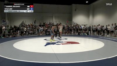 70 lbs Champ. Round 1 - Gabriel Delgado, Gold Rush Wrestling vs Kyle Lew, Arkansas RTC