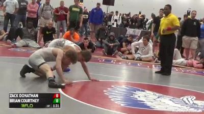 132 3rd Place - Zack Donathan, OH vs Brian Courtney, PA
