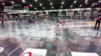 175 lbs Quarterfinal - Ethan Hague, Eastside United vs Blaise Arp, Custer