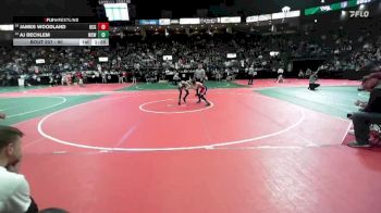 90 lbs Champ. Round 2 - Aj Bechlem, WSW1 vs James Woodland, OCGA