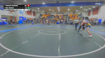 175 lbs Quarterfinal - Rex Topete, South Hills vs Vincent Hawkins, Agoura