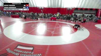120 lbs 1st Place Match - Brody Preheim, Jackrabbit Wrestling Academy vs Jonah Anderson, Watertown