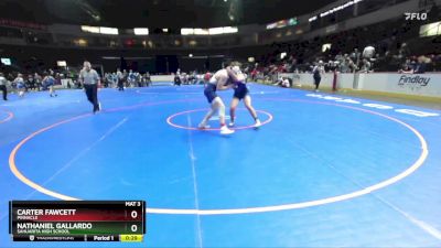 165 lbs 3rd Place Match - Nathaniel Gallardo, Sahuarita High School vs Carter Fawcett, Pinnacle