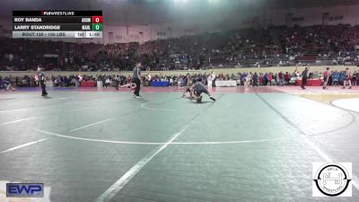 150 lbs Round Of 32 - Roy Banda, Ardmore Junior High vs Larry Standridge, Marlow Outlaws Jh