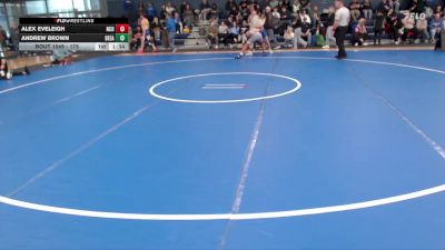 175 lbs Round 3 - Alex Eveleigh, Norton Community HS vs Andrew Brown, Bellevue East