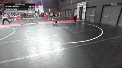 67 lbs Champ. Round 2 - Kaleb Frailing, Winneconne vs Hunter Flom, De Pere Youth Wrestling