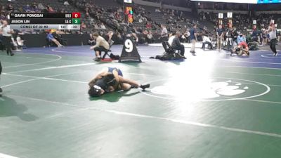 120 lbs Consi Of 32 #2 - Gavin Pongsai, Gilroy (CC) vs Jason Lin, La Costa Canyon (SD)