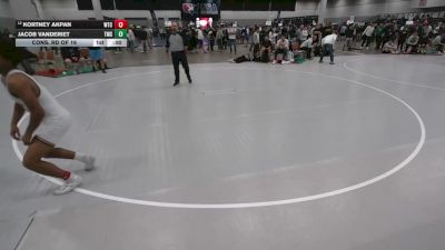 144 lbs Cons. Rd Of 16 - Kortney Akpan, Wichita Training Center vs JACOB VANDERIET, Team Missouri Select