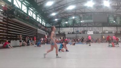 99-109 lbs Cons. Semi - Kendra Ege, Alber Athletics vs Kaylene Morton, Young Warrior WrestlingAcademy