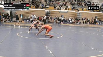125 lbs Round Of 32 - Drew Davis, Unattached - SIUE vs Shay Korhorn, Bellarmine