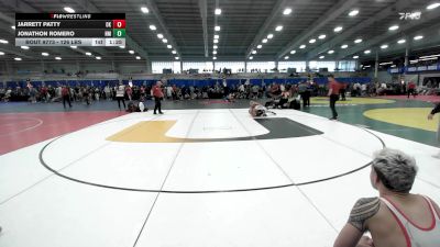 126 lbs 3rd Place - Jarrett Patty, OK vs Jonathon Romero, NM