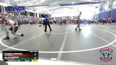 165-175 lbs Round 5 - Rylon Kaeding, Jackson County vs Colesen Andresen, Columbus WO