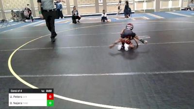 40 lbs Consi Of 4 - Uila Peters, LV Bears WC vs Dominic Najera, Threshold WC