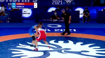 53 kg Quarterfinal - Emine Cakmak, TUR vs Mihaela Samoil, MDA