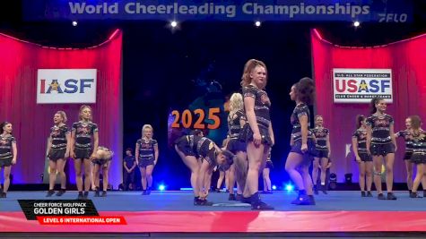 Cheer Force Wolfpack - Golden Girls [2025 L6 International Open Semis] 2025 The Cheerleading Worlds